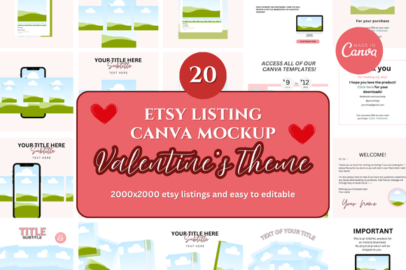 20 Etsy Listings Canva Mockup: Visuals That Sell
