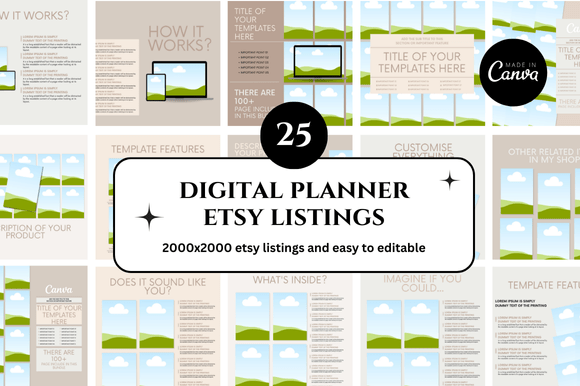 A Practical Look at the 25 Planner Etsy Mockup Collection