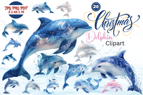 Christmas Dolphin Clipart: A Practical Asset for Seasonal Design Workflows