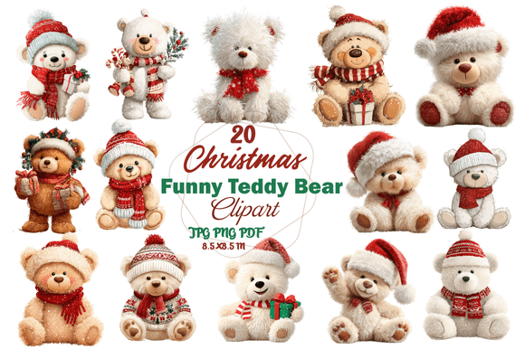 Christmas Funny Teddy Bear Clipart: Avoid These Common Mistakes for Better Designs