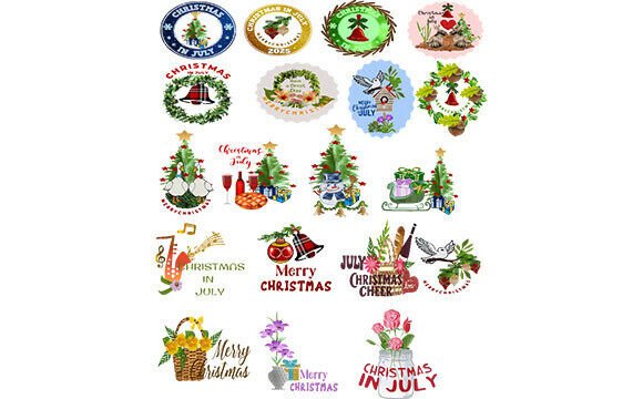 Christmas in July Bundle of 19