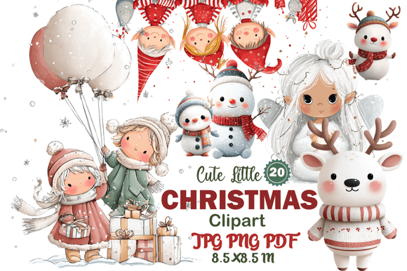 Cute Little Christmas Clipart: A Thoughtful Tool for Modern Holiday Creativity
