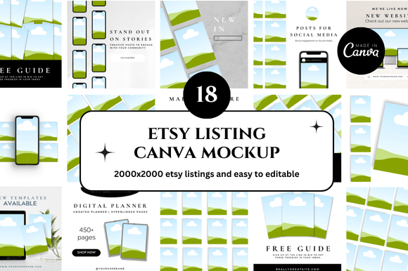 Etsy Canva Mockup: Your Creative Shortcut for Digital Product Sales