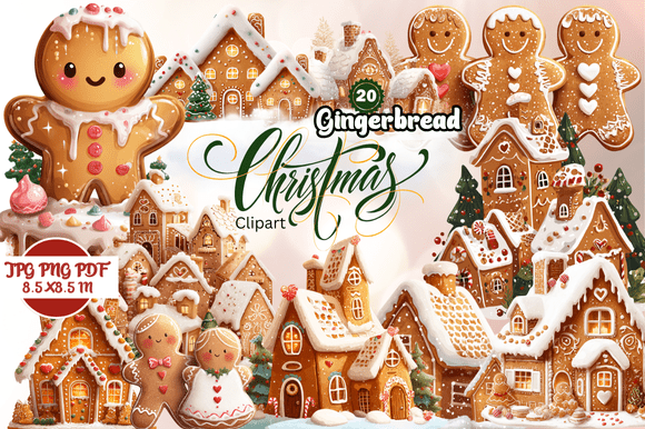 Gingerbread Christmas Clipart: Beyond the Cookie Tray
