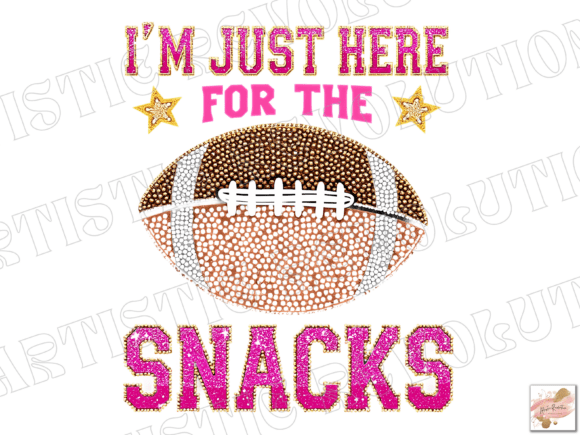 Glitter Football PNG Designs for Super Bowl Projects