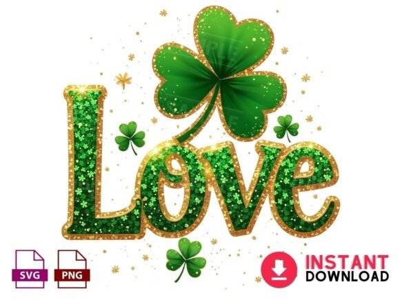 Glitter St. Patrick's Day Design: Creative Ideas