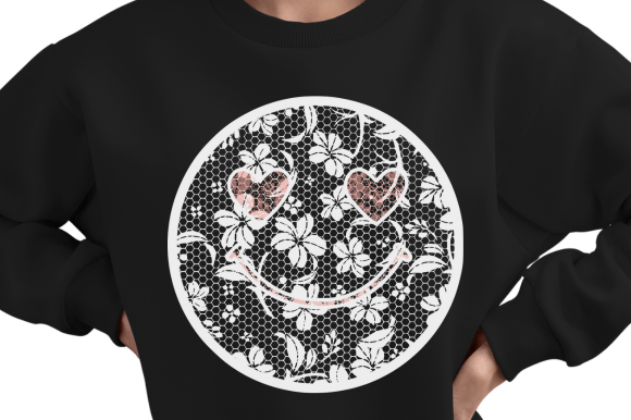 Happy Face Lace PNG: A Creative Tool for Digital Design