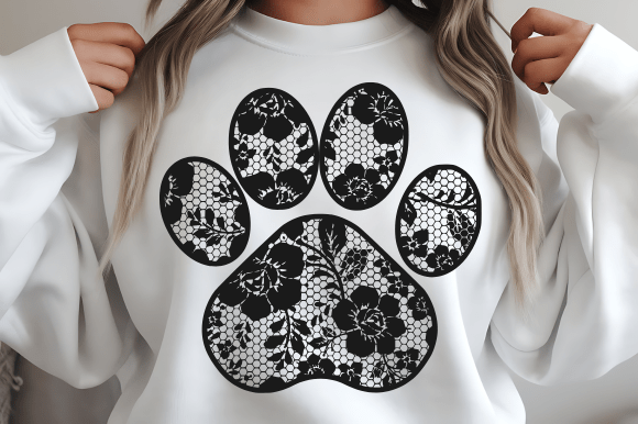 Lace Paw PNG: A Creative Digital Element for Modern Design