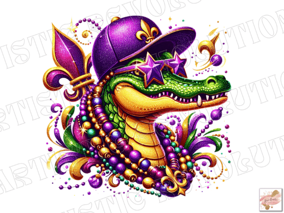 Mardi Gras Alligator PNG Mardi Gras Mask: Bringing Louisiana Spirit to Your Creative Projects