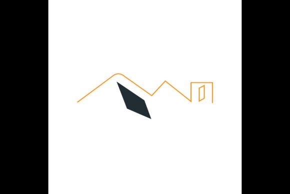 Real Estate Logo and Icon Design in Yellow