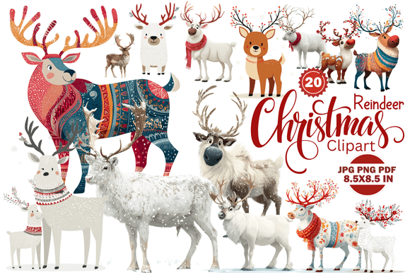 Reindeer Christmas Clipart
