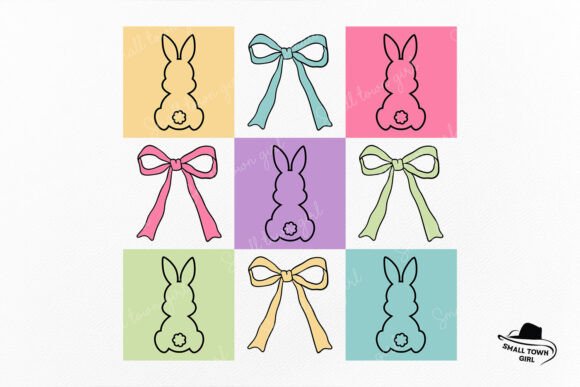 Retro Happy Easter Bunny Coquette Bow: How to Use It in Creative Projects, Brand Planning, and Seasonal Workflows