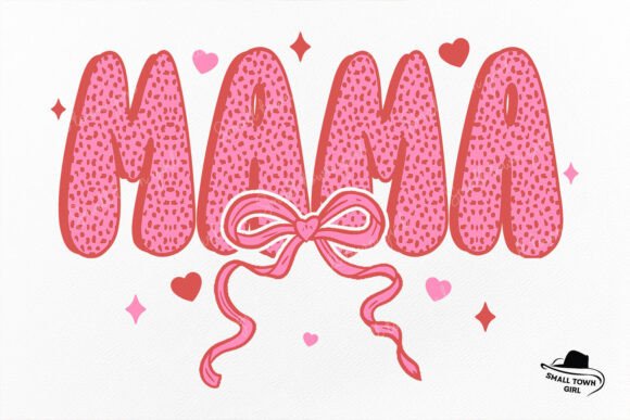 Retro Pink Valentine Mama Coquette Bow: Integrating a Thematic Asset into Your Workflow