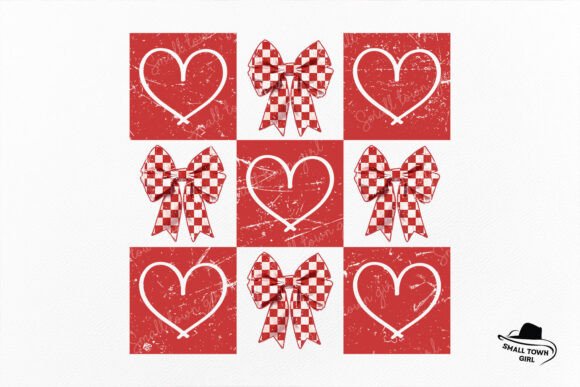 The Allure of the Retro Checkered Valentine Bow Heart PNG: A Designer’s Guide