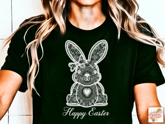 The Coquette Happy Easter Png Lace Bunny Png: A New Direction in Seasonal Imagery