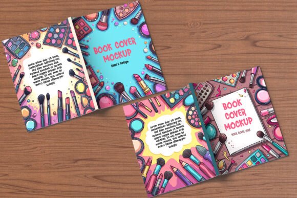 Two Open Books Full Cover Mockup: A Versatile Tool for Authors and Designers