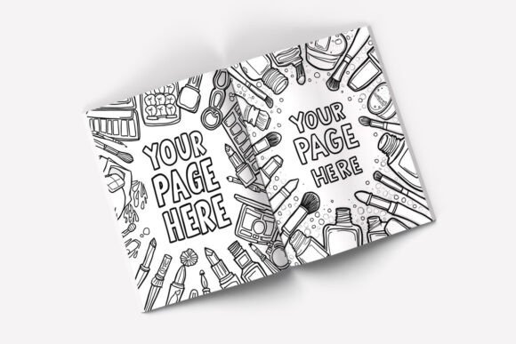 Two Pages Open Book Mockup for Real Projects