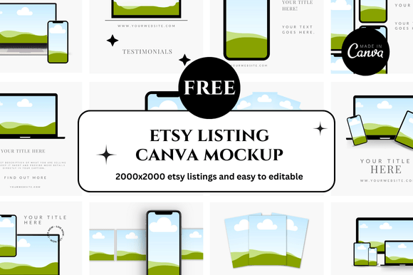 Unlock Your Etsy Success with Free Canva Mockups: A Complete Guide
