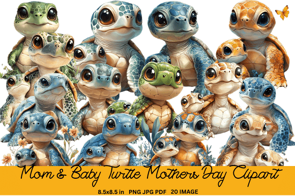 Using Mom Baby Turtle Mothers Day Clipart as a Strategic Visual Asset