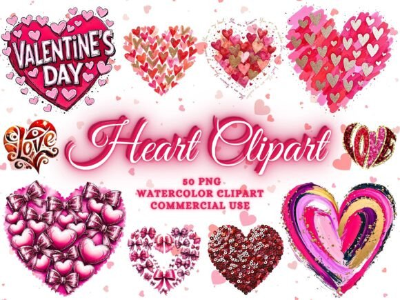 Valentine Heart Clipart Coquette Hearts: More Than Just Cute Graphics