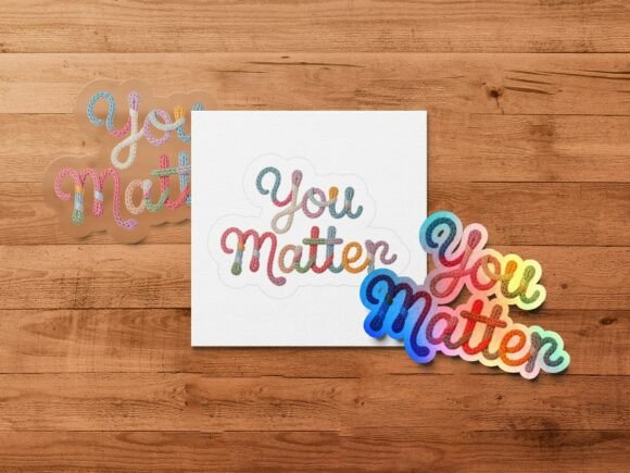 You Matter Crochet Shirt Design PNG