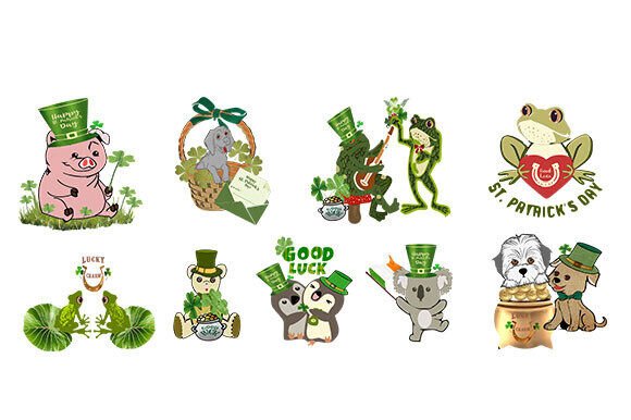 Your Guide to the St. Patrick's Day Set of 9 Animals